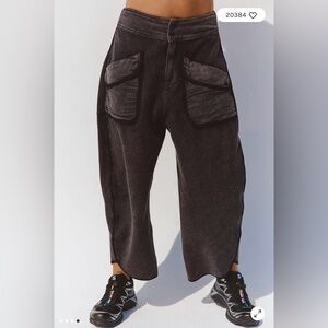 Free People Timko Pants Small Color: Black NWT